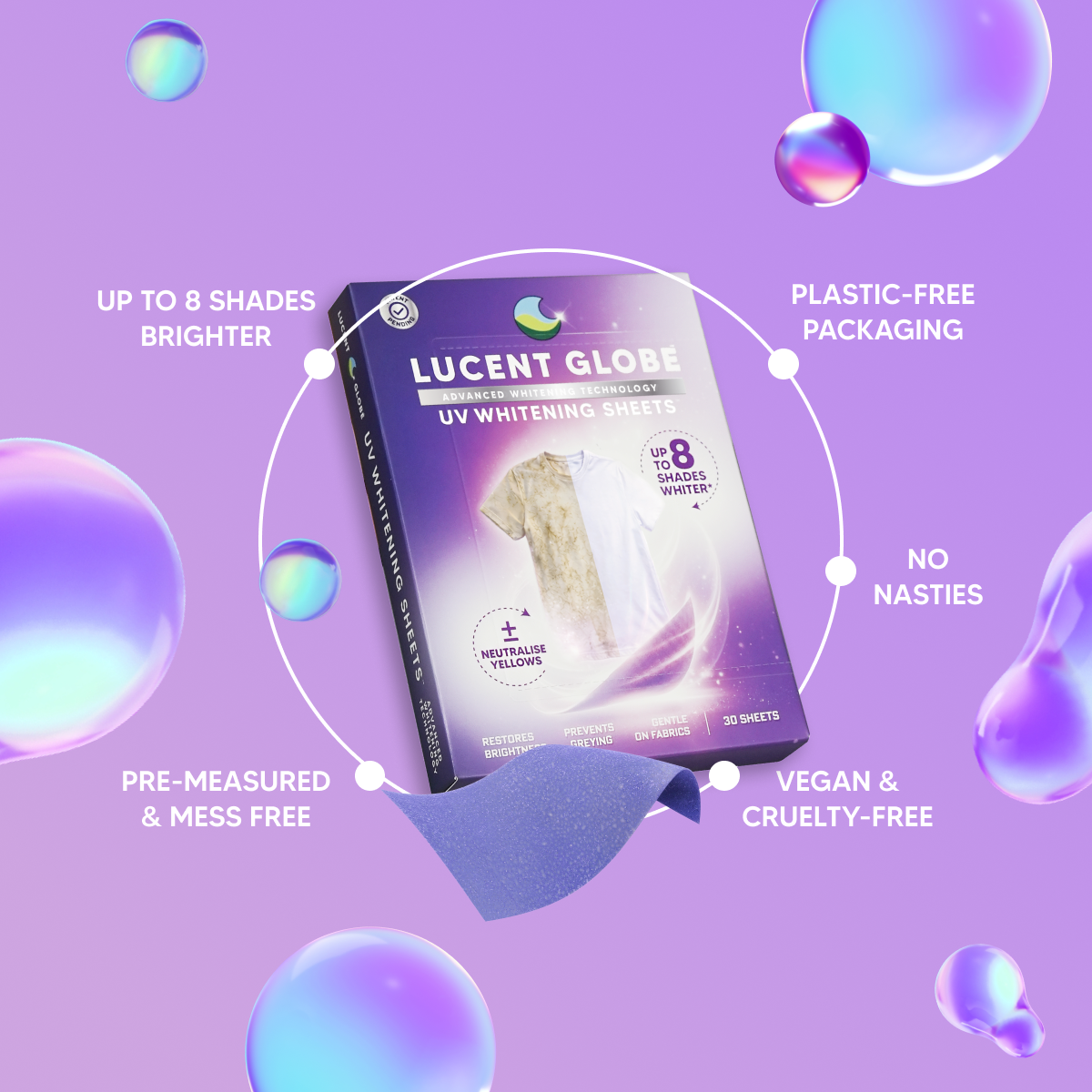 UV Whitening Sheets
